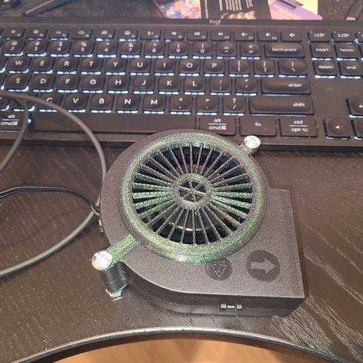 9733 blower fan cover/grill - 3D model önizlemesi