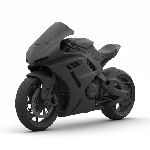 Voxan Wattman motorcycle lift STL, wide tire motorcycle STL, track bike STL, motorcycle diorama, 1:24 motorcycle, steampunk motorcycle STL, easy to print motorcycle, bike STL, collectible motorcycle STL, motorbike STL, FDM friendly motorcycle, scrambler S