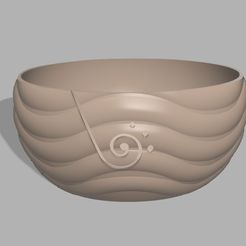 Free 3D file Cat Yarn Bowl remix 🐱・3D printable design to download・Cults