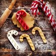 Candy_Cane_Cookie_Cutter_2.jpg STL-Datei Zuckerstangen-Ausstechform kostenlos・3D-Druck-Modell zum herunterladen
