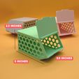 6.jpg 3D file 3D Printable Stackable Storage Bin・3D printer design to download