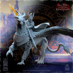 ASHUR-ON-GRIPHON1.jpg Ashur, héros des Elfes de Silvermoor sur le Gryphon de guerre