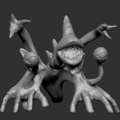 ZBrush-Document.jpg STL-Datei Bizarre Kreatur 1・3D-druckbare Vorlage zum herunterladen