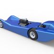 12.jpg Diecast Dragster old school à moteur avant avec coque Version 6 Echelle 1:25
