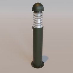 lampadaire_jardin_1.png Fichier STL lampadaire de jardin diorama 1/32 et échelle réelle・Objet pour imprimante 3D à télécharger