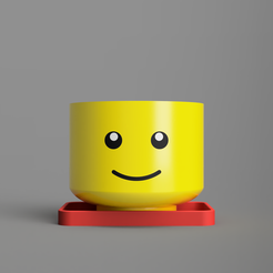 front.png Free 3MF file Lego Planter 02・3D printable design to download, Wilko