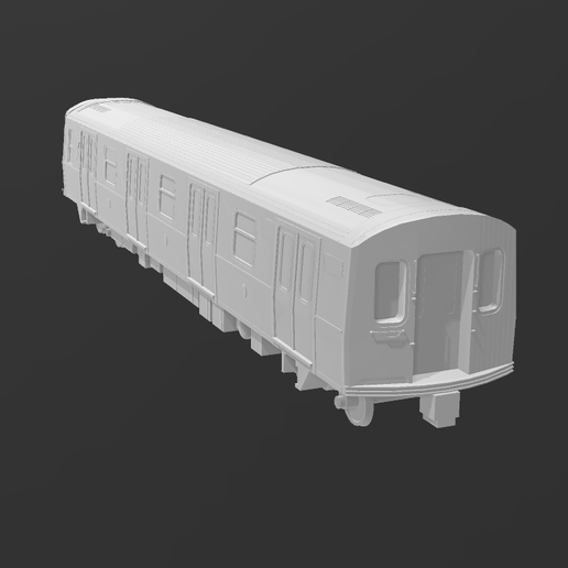 🚆 NYCT MTA R211A NTT Railcar 1:93 Scaled Model 3D Print Ready