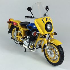 ayguag3rckwcpkdc.jpg STL file 1985 URAL IMZ-8.923 (motorcycle traffic police (GAI) of the USSR)・3D printable model to download