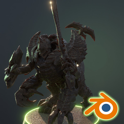 Blender-Preview-Terrornid-Guard.png 3D-Datei RAUM BUGS DES TODES TERRORNID WACHE BLENDER DATEIEN・Modell zum Herunterladen und 3D-Drucken