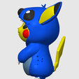 5.png Stitch X Pikachu (PreColored Model)