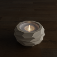 3.png Abstract candle holder