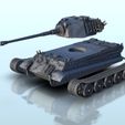 2.jpg Fichier STL Panzer VI Tiger II Königstiger (Henschel turret) - WW2 German Flames of War Bolt Action 15mm 20mm 25mm 28mm 32mm・Objet imprimable en 3D à télécharger, Hartolia-Miniatures