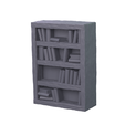 BookCasew.png Vintage bookcase