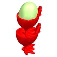 Dama_08.jpg Datei STL Spielen und essen! Ostern Dame Spiel・Design für 3D-Drucker zum herunterladen