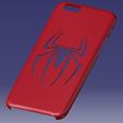 iPhone 6S Spider Case.jpg STL file iPhone 6S Spider-man Case・3D print model to download