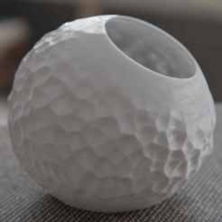 voronoi 05.png Бесплатный STL файл Spherical planter・3D-печатная модель для скачивания, Vincent6m