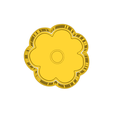 model.png Flowers  (3) CUTTER AND STAMP, COOKIE CUTTER, FORM STAMP, COOKIE CUTTER, FORM