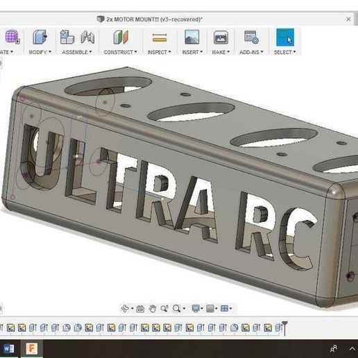 cbb7ea50df6e4e98a518c37050779886_display_large.jpg Motor mount for 2 geared motors for RC projects!
