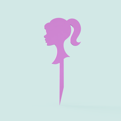 topper-barbie.png barbie model 3d topper