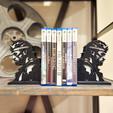 download-2.png Solid Snake Silhouette  Video Game Bookends