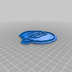 cookie.png Descargar el archivo STL gratuito Cortador de galletas de Santa • Objeto para impresora 3D, indigo4