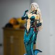 IMG_8496.jpg Sci-FI Mermaid - 3D print ready - 3D print model