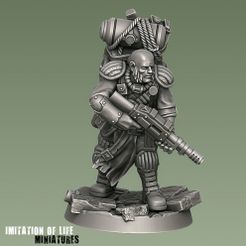 MINIATURES Fichier 3D Gruff le mercenaire・Objet imprimable en 3D à télécharger