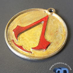 Capture d’écran 2017-05-15 à 09.36.50.png STL file Assassins Creed Keychain・3D printer model to download