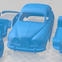 Saab-96-1960-Partes-1.jpg 3D file Saab 96 1960 Printable Car・3D printing idea to download