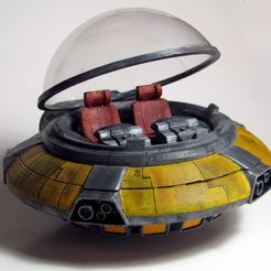 FlyingSaucer25.jpg Free STL file Flying Saucer - Just like the real ones・3D printing design to download