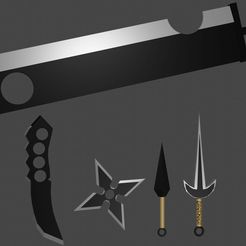 STL file Shuriken 4 Blades, Ninja Star Replica 🥷・3D printable model to  download・Cults