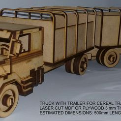 Assembled-Truck-picture.jpg Laser cut Truck 3d Model