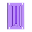 tracker_back_plate_V1.stl Le traqueur de la série Mandalorian