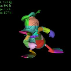Sans-titre.jpg STL file DONALD DUCK REAL SIZE・Model to download and 3D print
