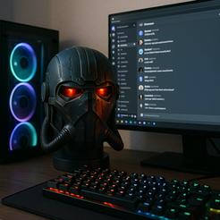 Low Poly Bear Mask - Cosplay - PLA - 3D printed product - фото 19
