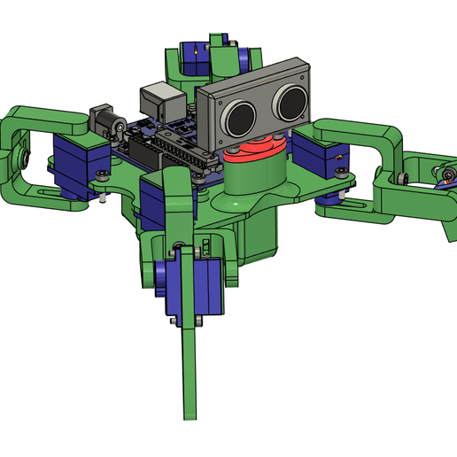 Spider Robot – Arduino UNO Walking Bot (SG90 + Ultrasonic Sensor)