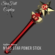 1.png Sailor Mars Transformation Wand - Sailor Mars Star Stick