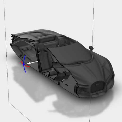 3D file Bugatti W16 Mistral 2023 🚗 ・3D printer design to download・Cults