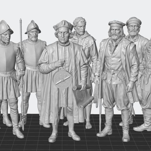 👫 Tripulación de Cristóbal Colón / Christopher Columbus's crew・Archivo ...