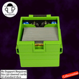 Titelbild.png Dumpster Deckbox - MTG Commander Deckbox - No necesita soporte - Almacenamiento de dados incluido