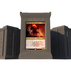 Na! ) BK Flying, trample When Rakdos, the Showstopper lenters the battlefield, flip'a coin for jeach creature that isn’t a Demon, Devil, or Imp. Destroy each creature whose coin comes up tails. STL file Magic The Gathering - Commander Deck Collection・3D printer design to download