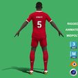 Konate_5.jpg 3D Rigged Ibrahima Konate Liverpool 2024