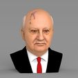 untitled.1765.jpg Mikhail Gorbachev bust ready for full color 3D printing