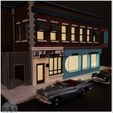 009.jpg BTTF  INSPIRED- LOU'S CAFE 1/64 SCALE - HOT WHEELS COMPATIBLE
