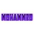 Mohammed.stl Mohammed Name Desk Plate