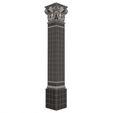 Wireframe-Low-Column-Capital-0702-1.jpg Column Capitals Collection