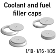 front.png Fuel and coolant filler caps for german Panther a King Tiger. 1/10, 1/16 and 1/35