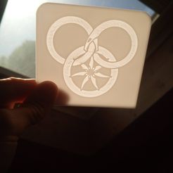 IMG_20210517_160233.jpg STL file Wheel of Time Book Holder - square and round edges・3D printer model to download