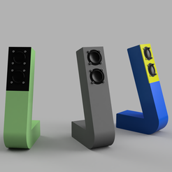 Render_of_Audio_Stix.png Fichier STL gratuit Haut-parleur Audio Stix TL (Hexibase Remix)・Plan pour impression 3D à télécharger