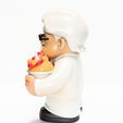 0007.jpg White Colonel Sanders The Chicken Father KFC toy